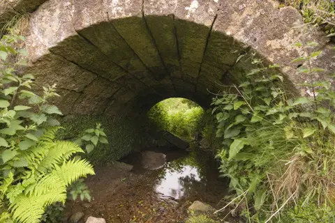NZ1785 : Mitford Ruined Bridge