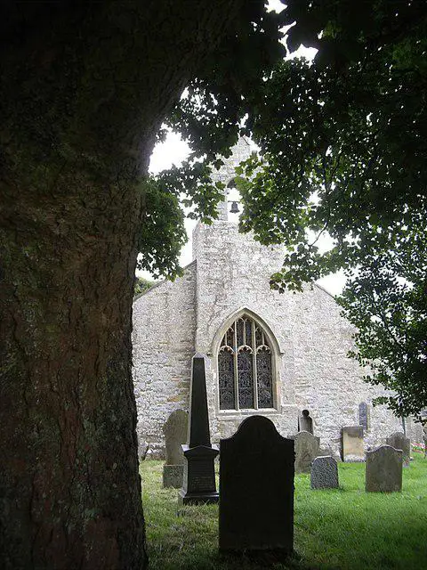 NY9393 : Churchyard of St Cuthbert's, Elsdon