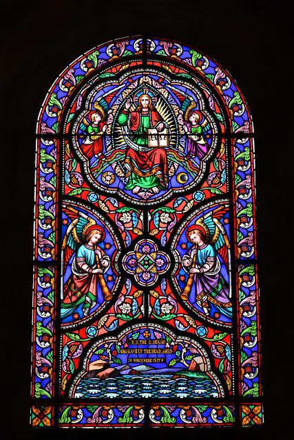 NU1109 : Edlingham, St. John the Baptist's Church: East window glass to Lewis de Crespigny Buckle