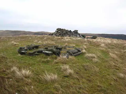 NT7703 : Summit of Byrness Hill