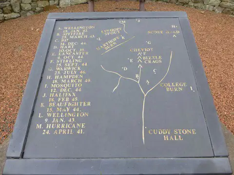 NT8825 : Plaque on memorial