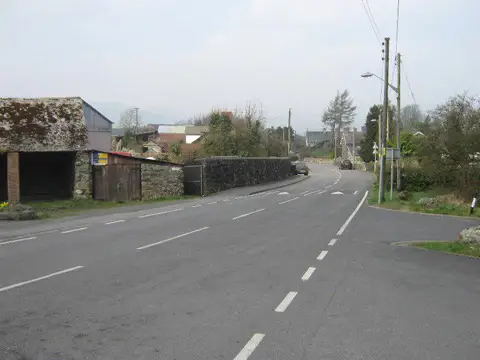 SH8729 : The main road in Pandy