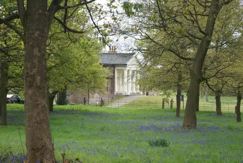 TQ4187 : View of the Temple from Chalet Wood