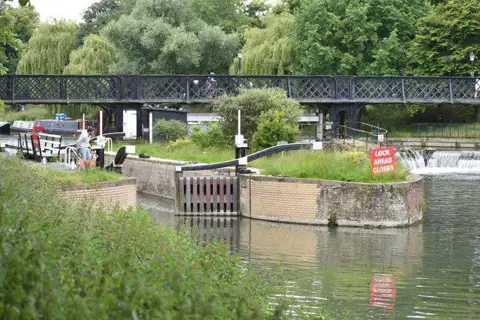 TL4559 : Jesus Lock and footbridge