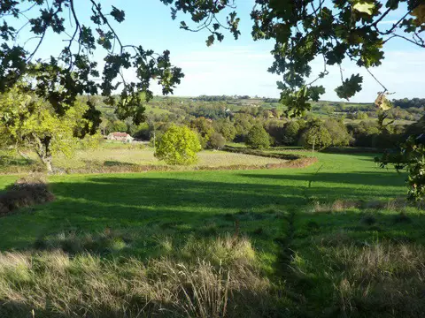 SK3660 : Fields in autumn sunshine