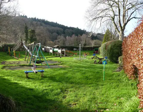 SS9843 : Children's play area, Dunster