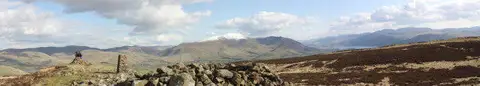 NY2235 : View from Binsey towards Skiddaw