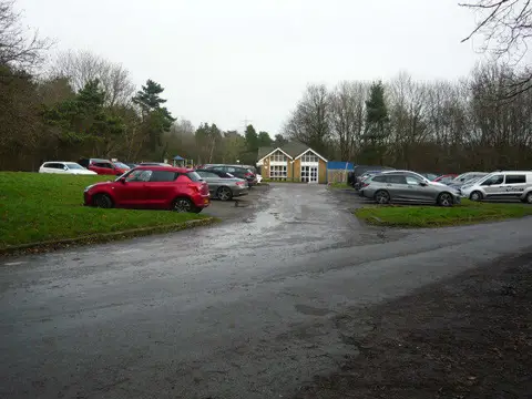 SE2126 : Oakwell grounds car park and cafe