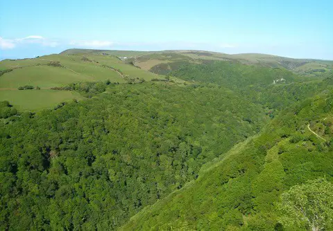 SS7348 : East Lyn valley