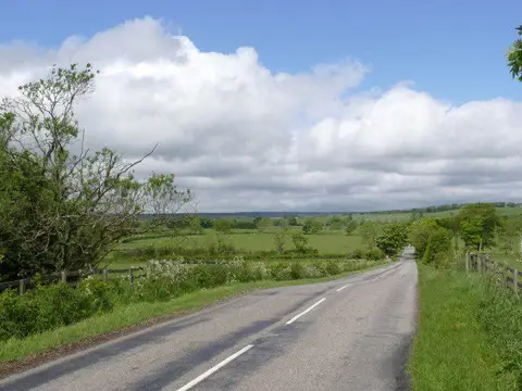 NZ0286 : B6342 near Cambo