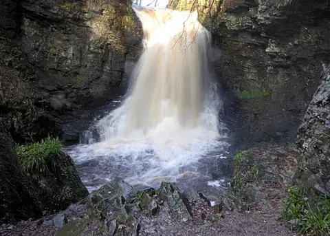 NY8485 : Hareshaw Linn
