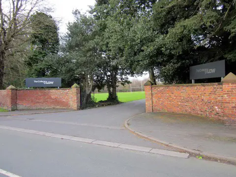 SJ4365 : Entrance to Christleton College of Law (Christleton Hall)