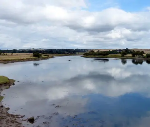 NU2410 : River Aln at Alnmouth