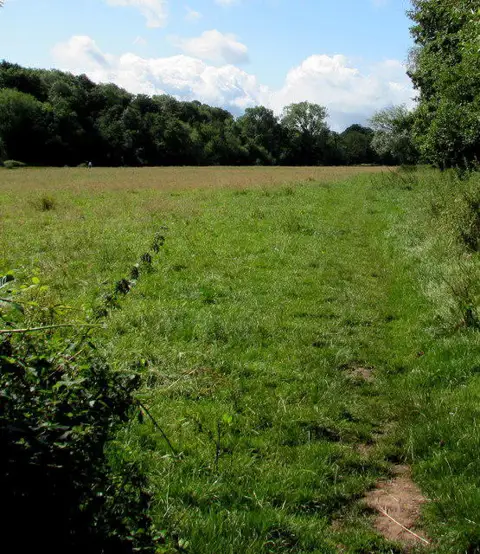 SO3508 : Usk Valley Walk, Clytha Estate