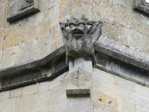 SP0228 : St Peter's Church, Winchcombe; grotesque
