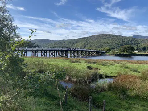 SH6918 : Penmaenpool Toll bridge