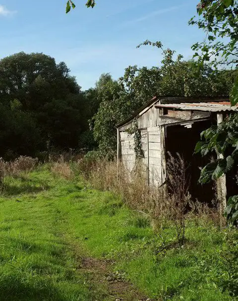 SX9899 : Shed, Lower Budlake