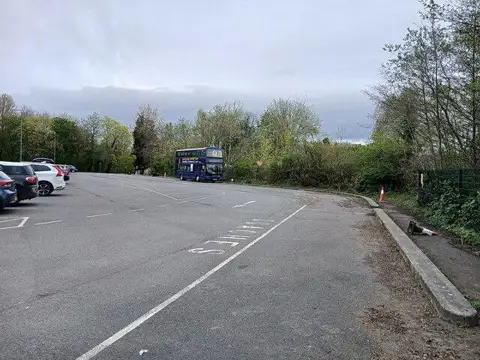 SJ6907 : Bus & coach parking - Telford Town Park