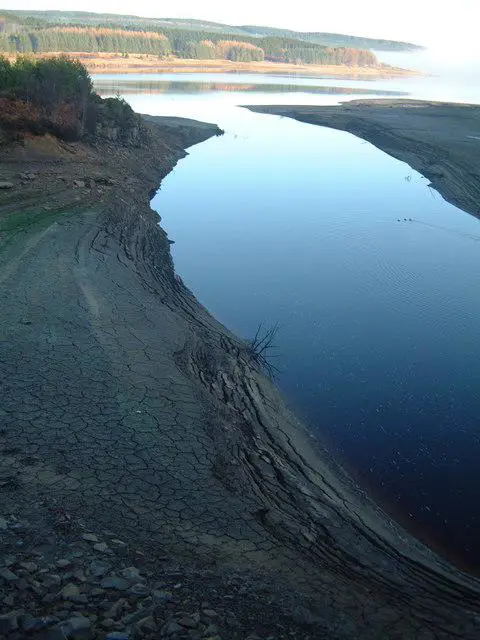 NY6490 : Lewis Burn flowing into Kielder Water