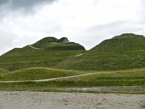 NZ2377 : Northumberlandia, Head and Right Breast