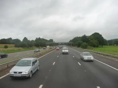 SX9899 : East Devon : The M5 Motorway