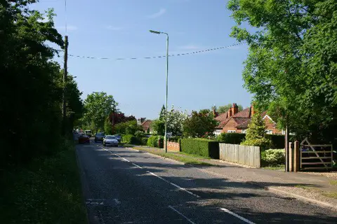 TL8662 : Sicklesmere Road (A134), Bury St Edmunds