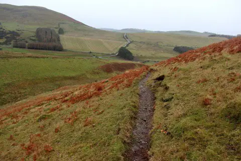 NT8427 : Path round Green Humbleton