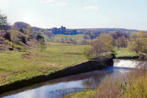 NU1913 : Weir on the River Aln