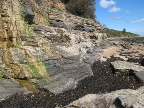 NU2516 : Rock strata