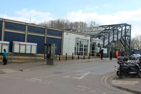 TL3602 : Cheshunt Station, exterior view