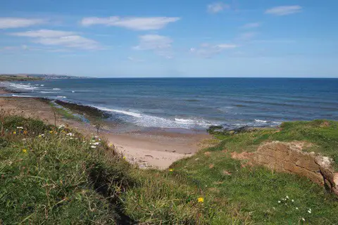 NU0348 : View from Top of old Kiln at Cocklawburn Nature Reserve