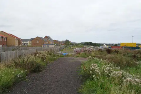 NU1811 : Current end of the Borderline Greenway
