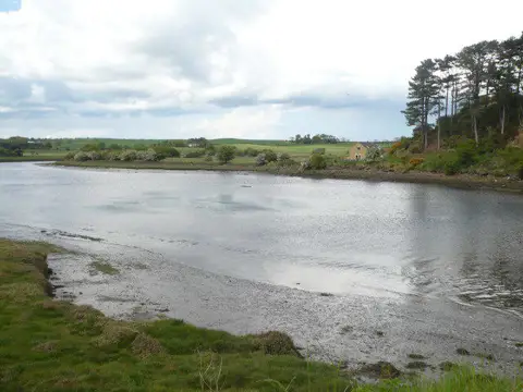 NU2410 : The river Aln, Alnmouth