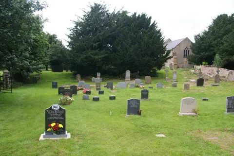SE4283 : The churchyard of St Wilfrid's, South Kilvington