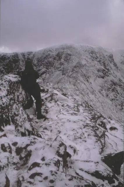 NY3414 : A tough day on Striding Edge